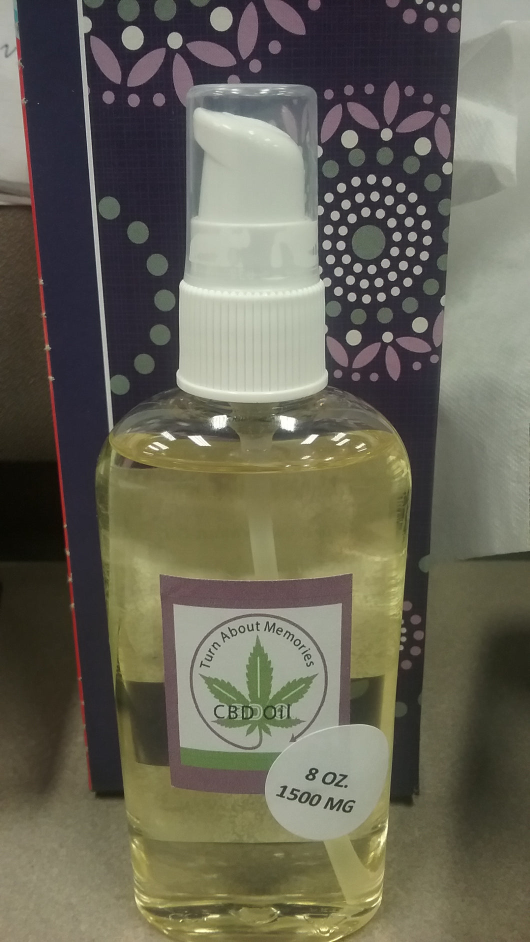 I CBD Body Oil 4 OZ Bottle