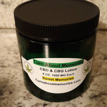 I CBD & CBG Lotion 1000 MG of Each/ 2000 MG total 8 OZ