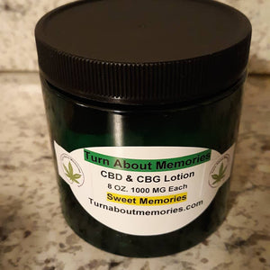 I CBD & CBG Lotion 1000 MG of Each/ 2000 MG total 8 OZ