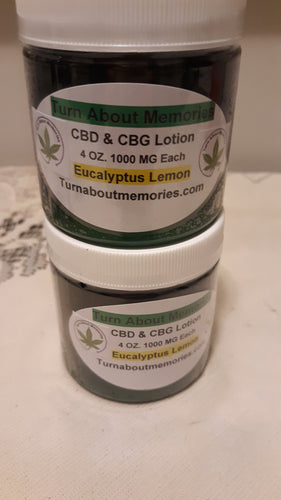 I CBD & CBG 1000 Of each /2000 MG Lotion 4 OZ.